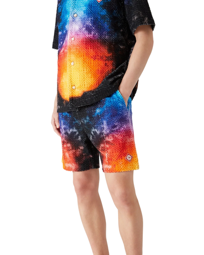 Shorts en tissu éponge dégradé