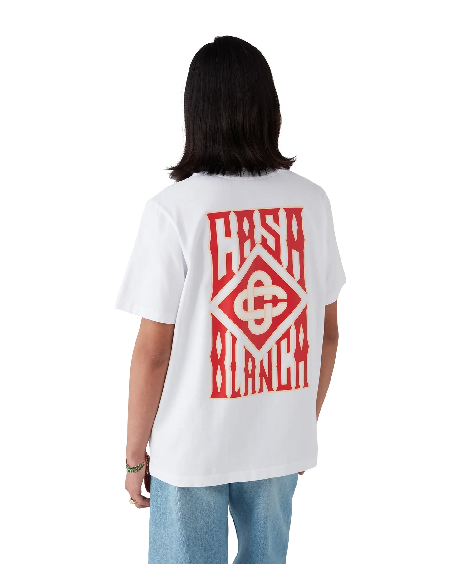 T-shirt à manches courtes avec logo gothique