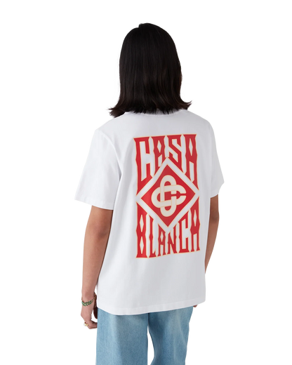 T-shirt à manches courtes avec logo gothique