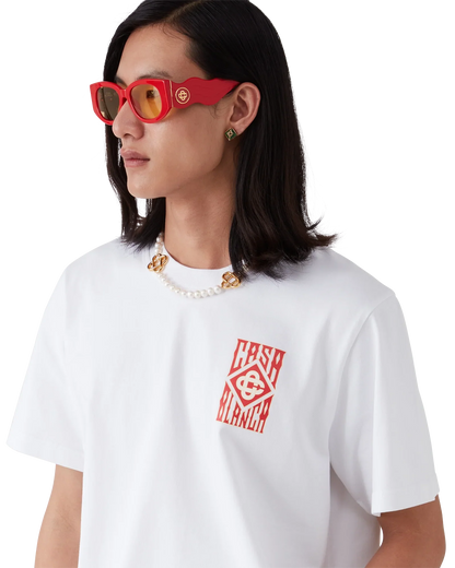 T-shirt à manches courtes avec logo gothique