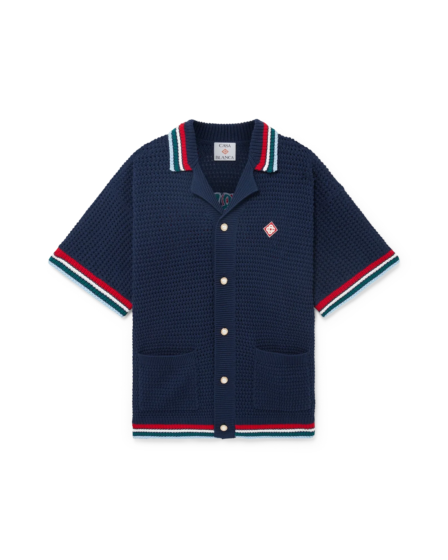 Chemise gothique en crochet à manches courtes