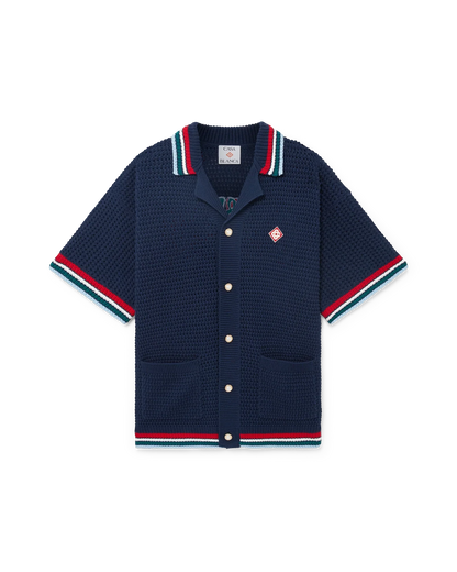 Chemise gothique en crochet à manches courtes
