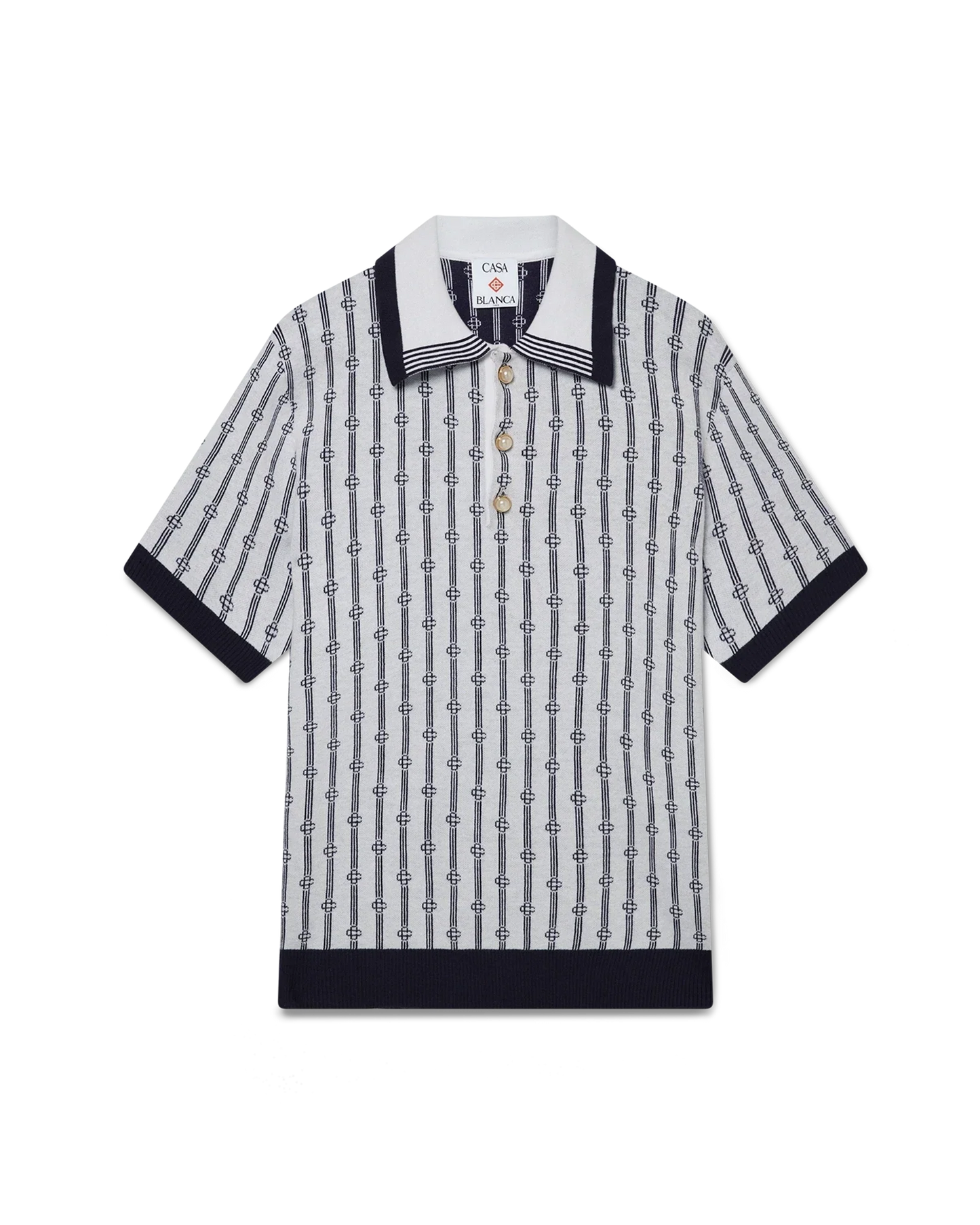 Polo monogrammé