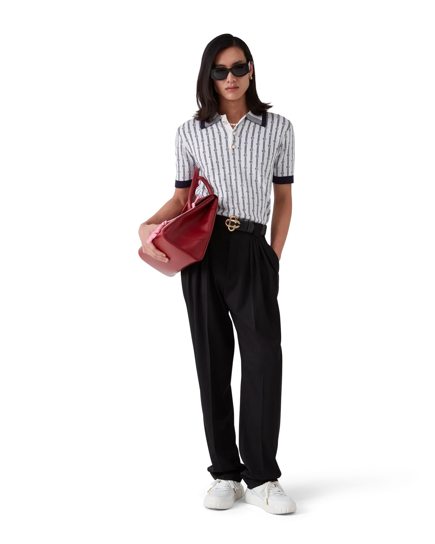 Polo monogrammé