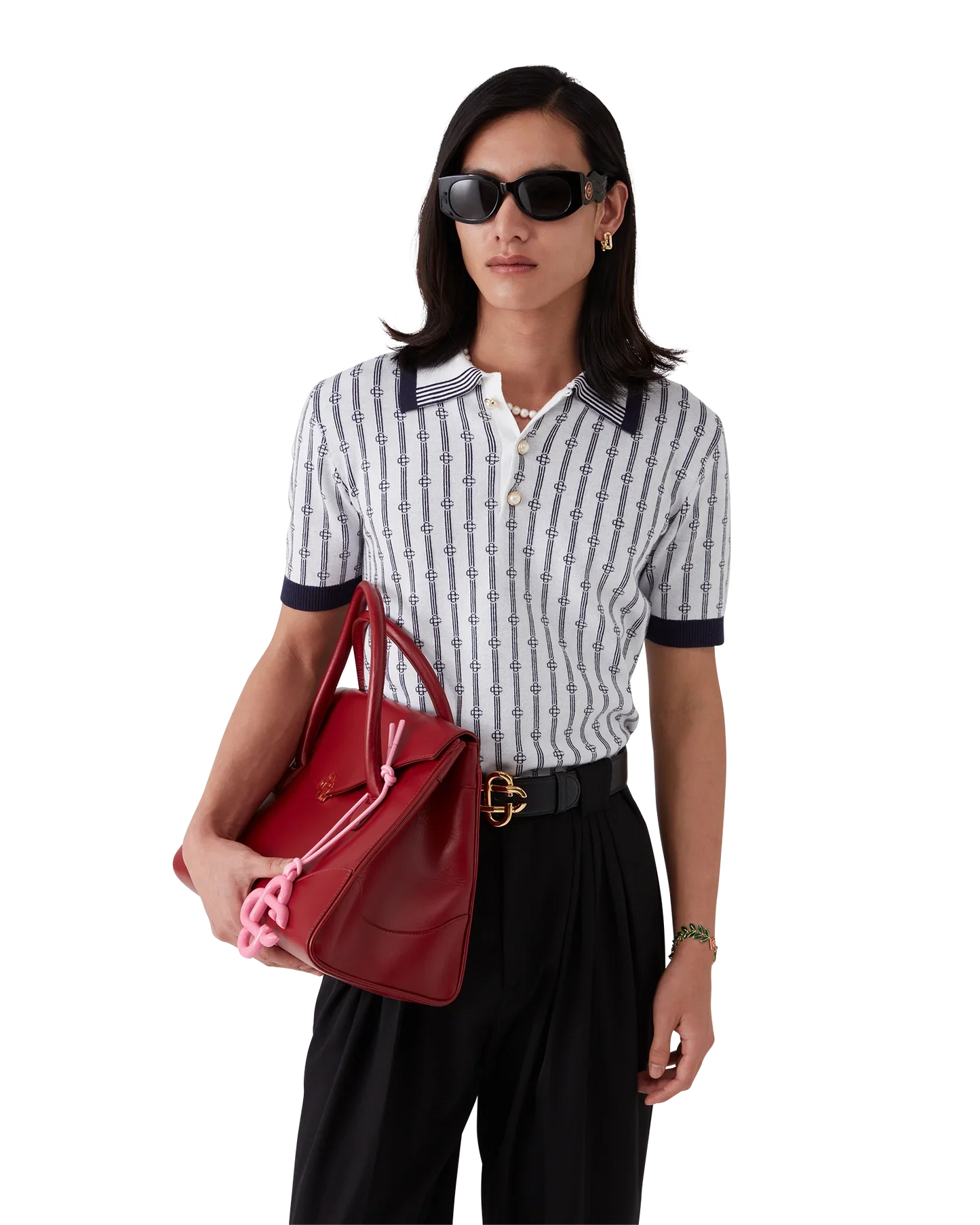 Polo monogrammé
