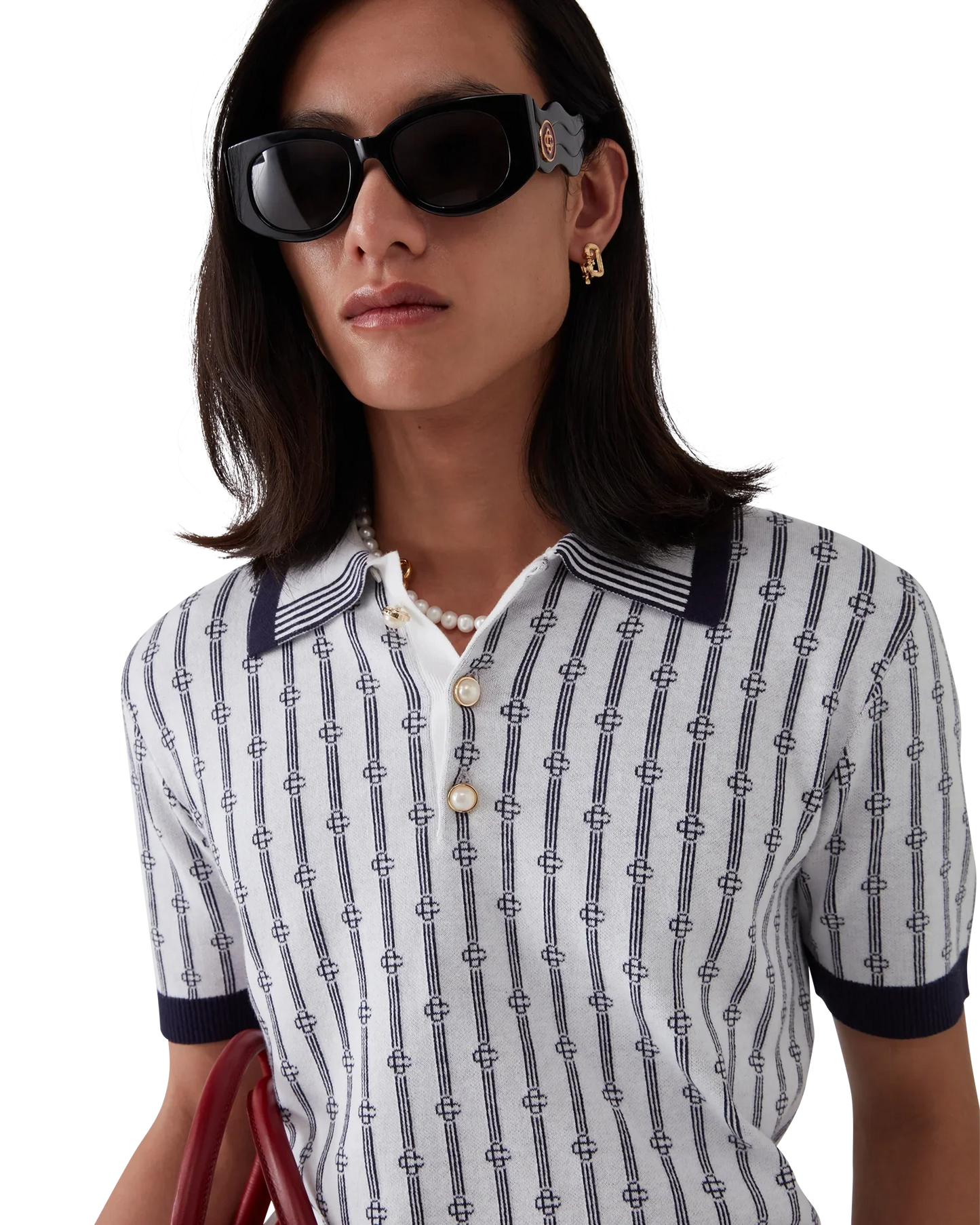 Polo monogrammé