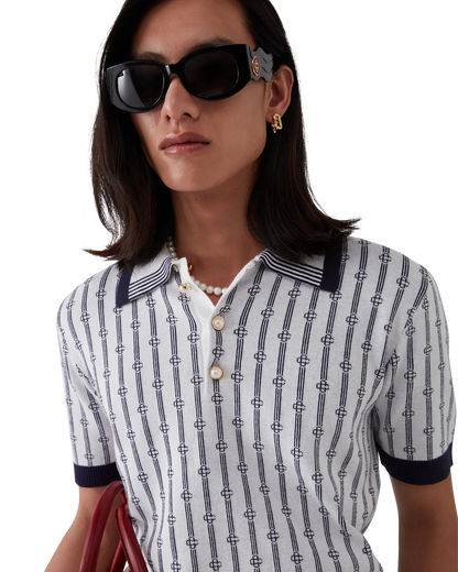 Polo monogrammé
