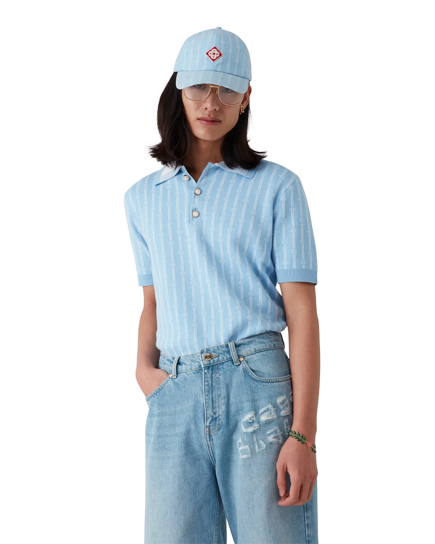 Polo monogrammé