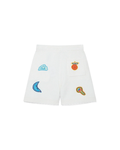 Shorts au crochet à motifs