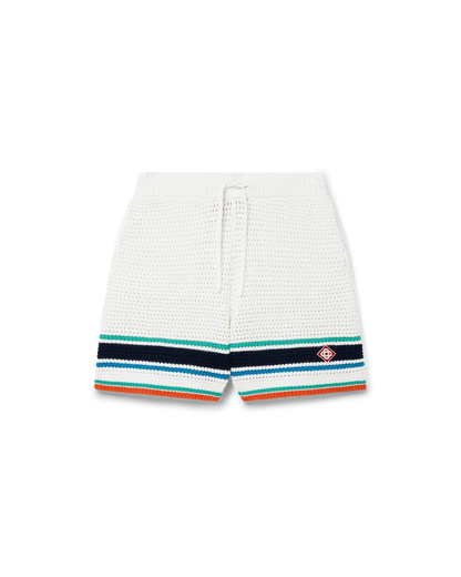 Shorts de tennis en crochet