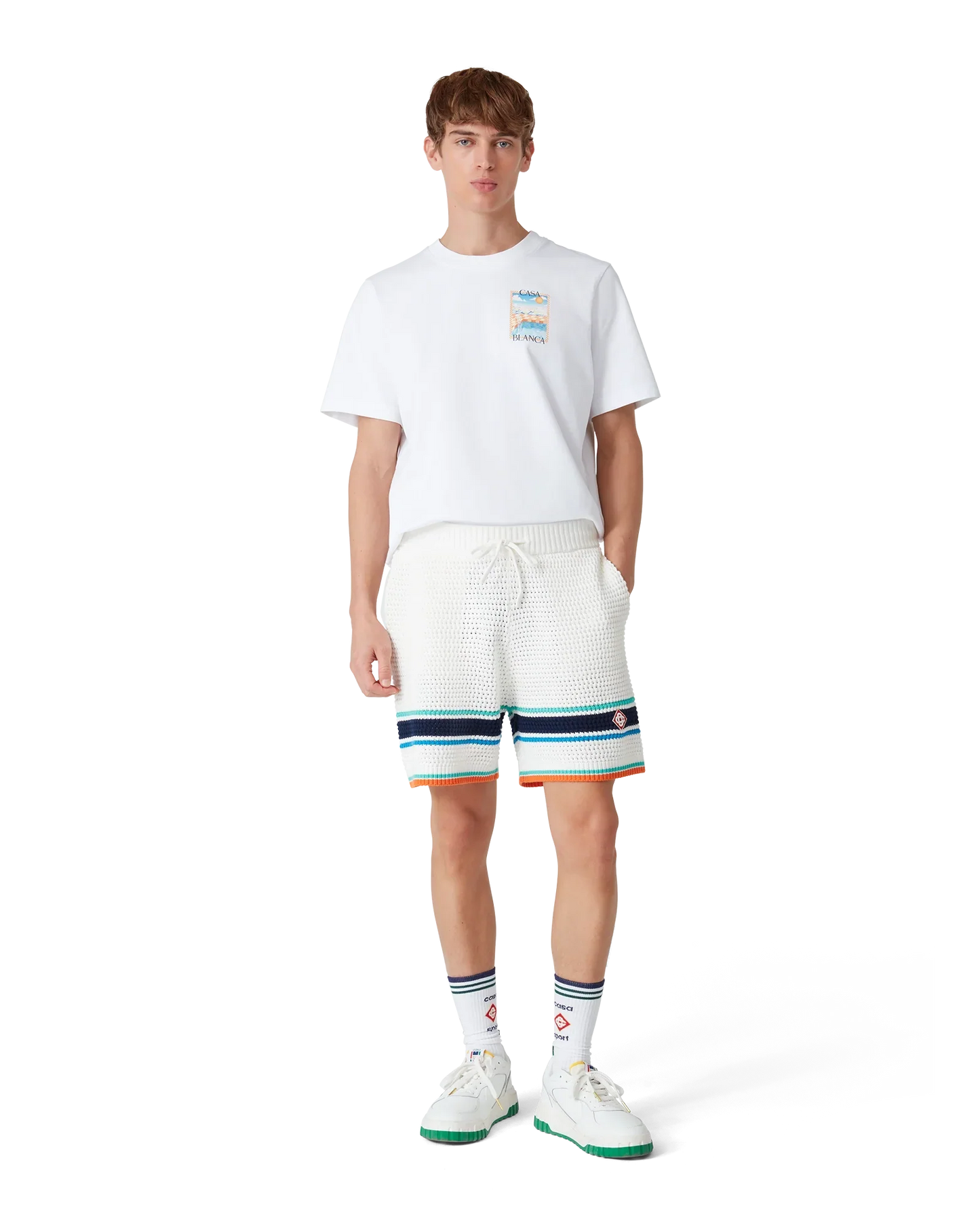 Shorts de tennis en crochet