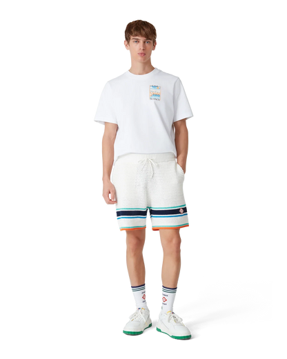 Shorts de tennis en crochet