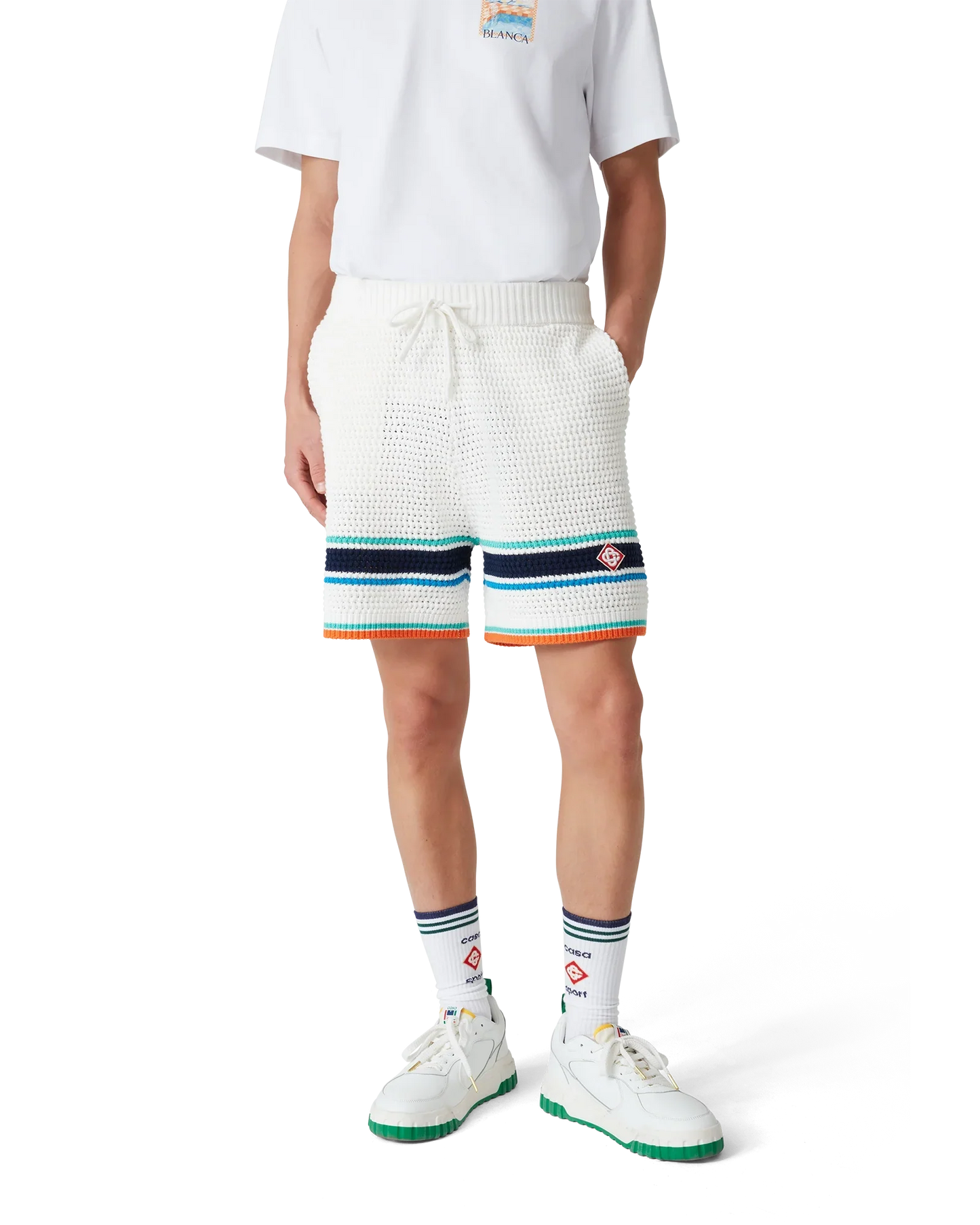 Shorts de tennis en crochet