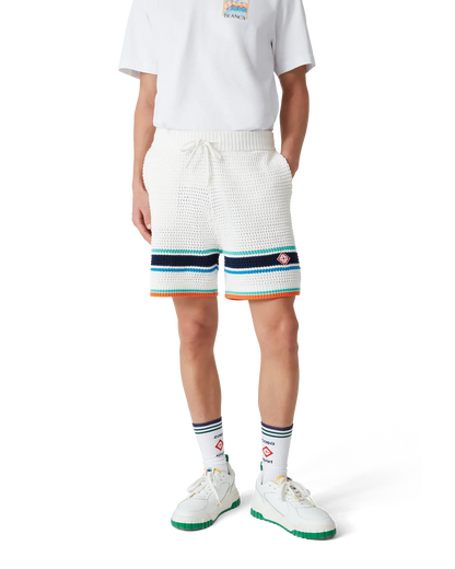 Shorts de tennis en crochet