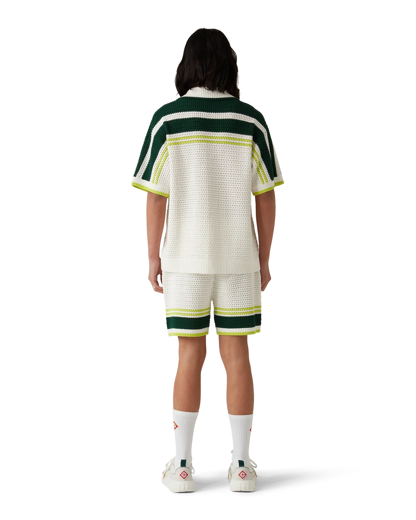 Shorts de tennis en crochet