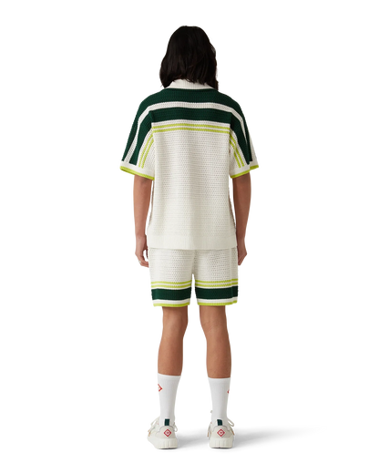 Shorts de tennis en crochet