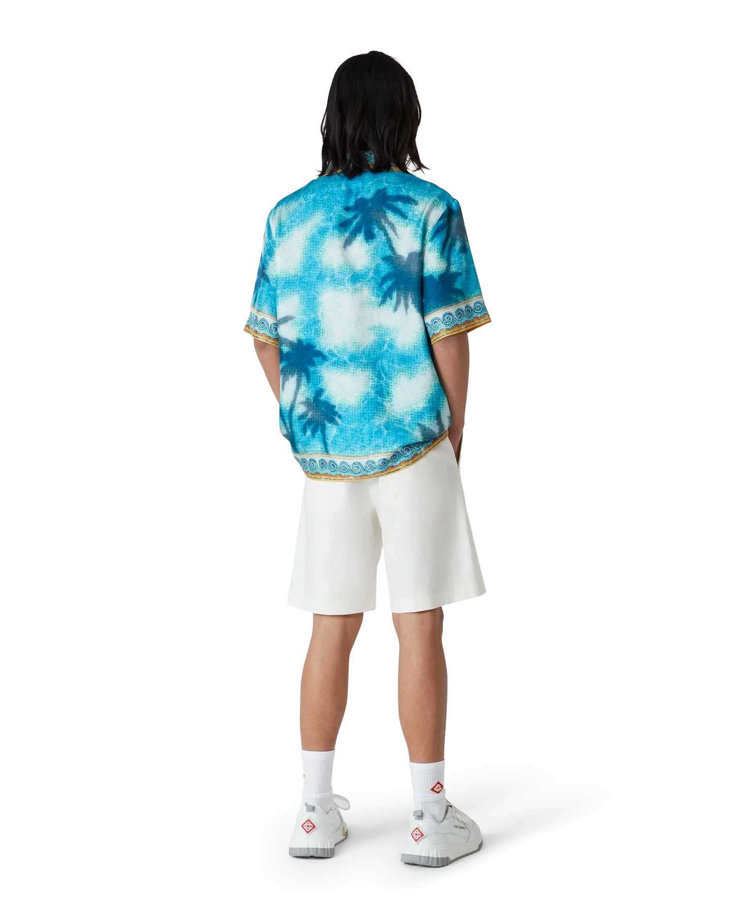 Shorts plissés en lin