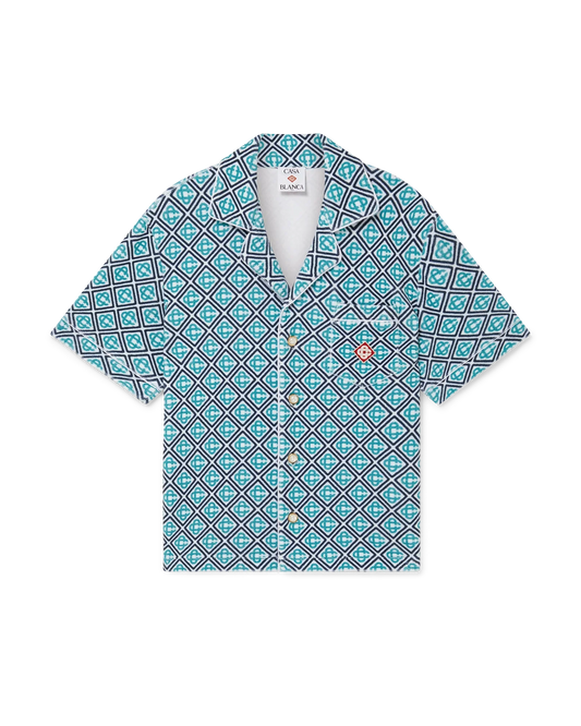 Monogram Short Sleeve Towelling Shirt