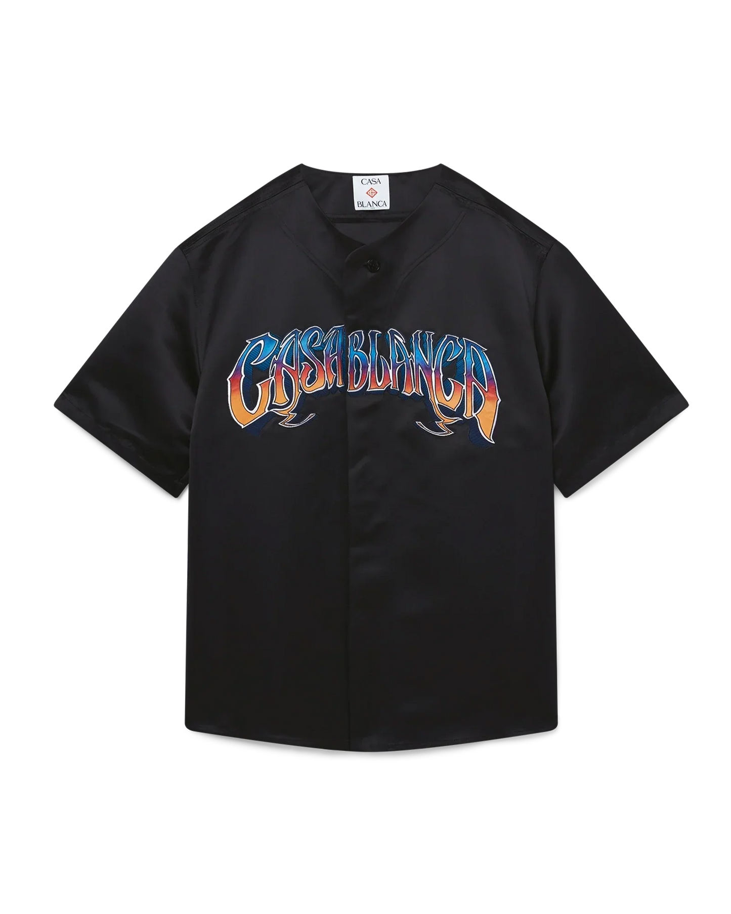 Chemise de baseball gothique à manches courtes