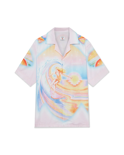 T-shirt de bain psychédélique Nirvana à manches courtes