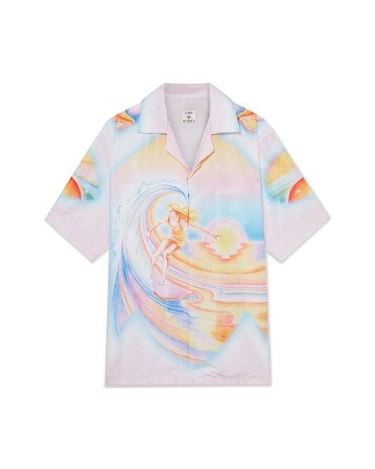 Psychedelic Nirvana Short Sleeve Swim Shirt