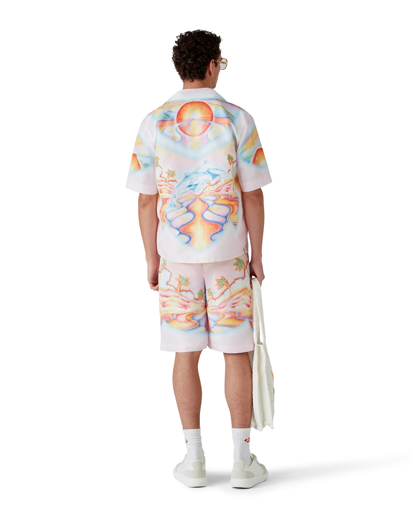 T-shirt de bain psychédélique Nirvana à manches courtes