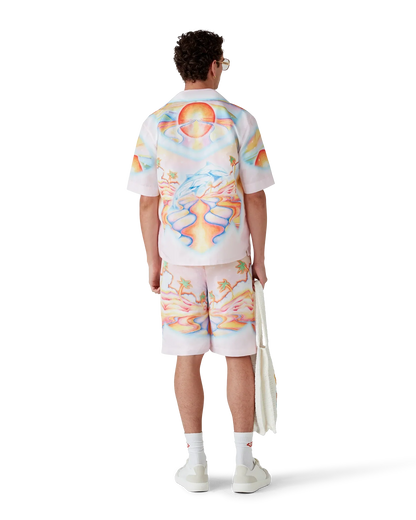 T-shirt de bain psychédélique Nirvana à manches courtes