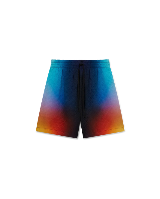Gradient Silk Shorts