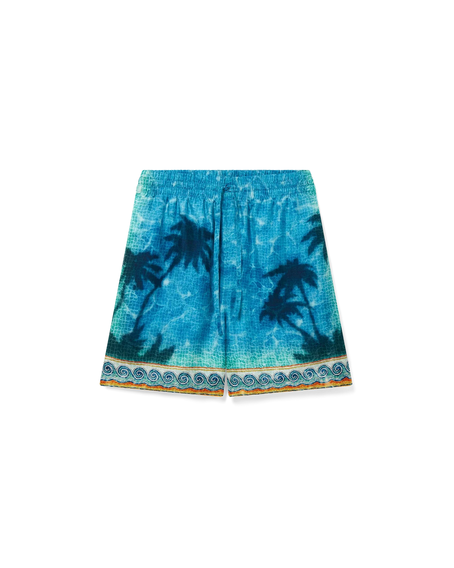 Poolside Emblem Silk Shorts