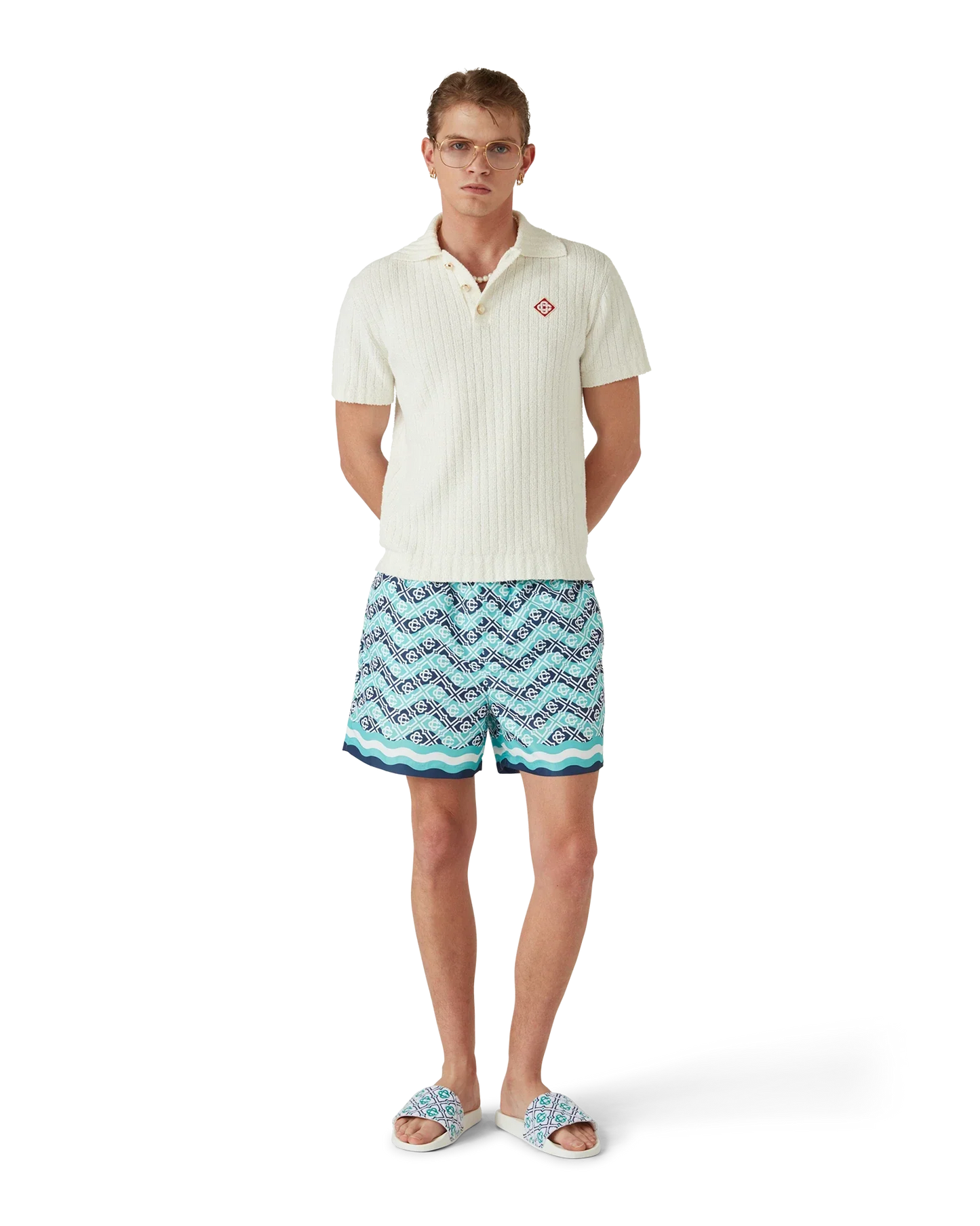 Short de bain Monogram Wave