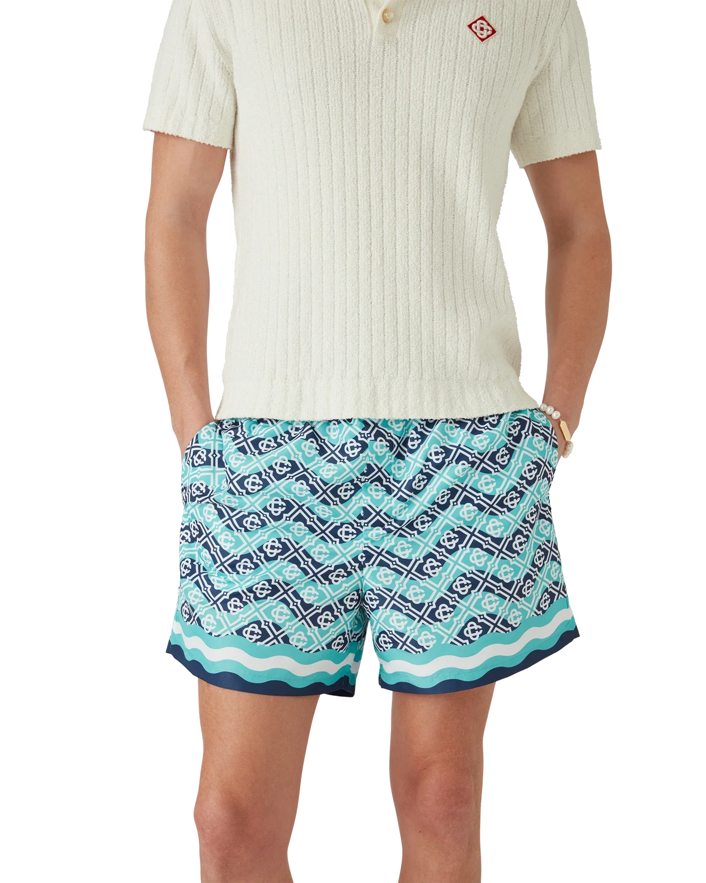 Short de bain Monogram Wave