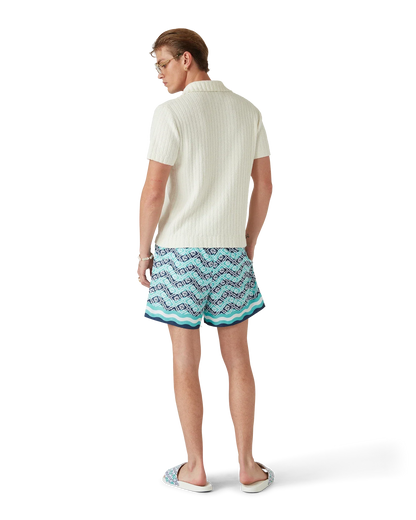 Short de bain Monogram Wave