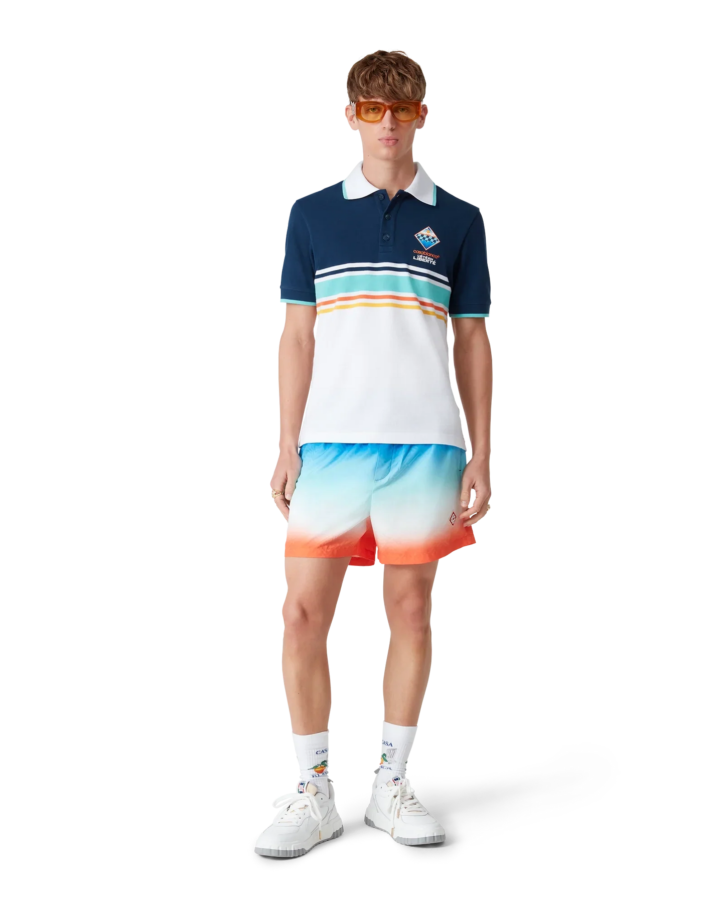 Short de bain jacquard dégradé
