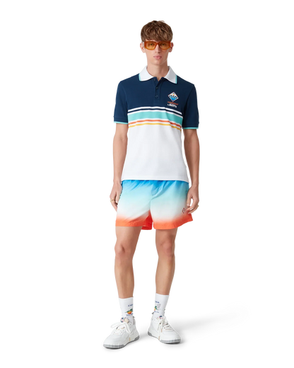 Short de bain jacquard dégradé