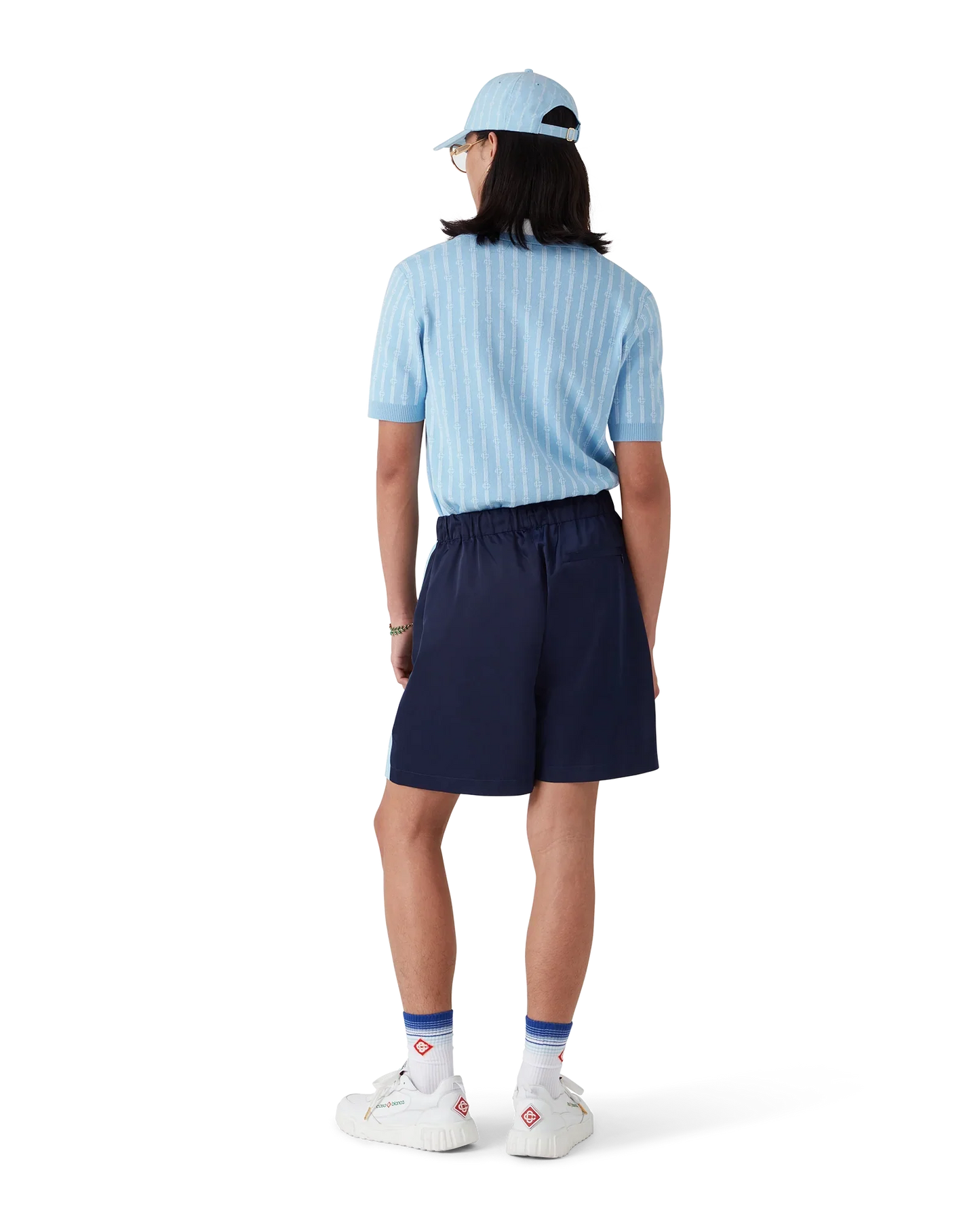 Shorts de jogging à rayures fines Laurel