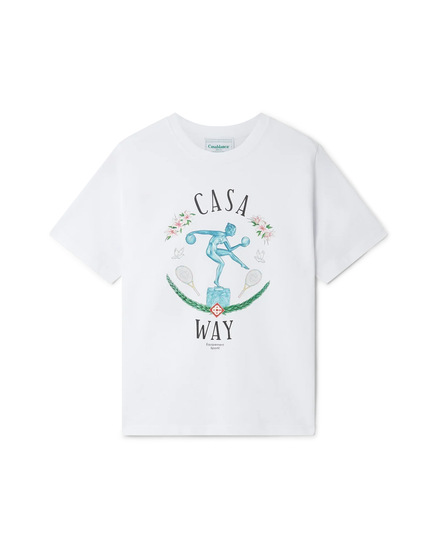 T-Shirt Manches Courtes Statue En Marbre