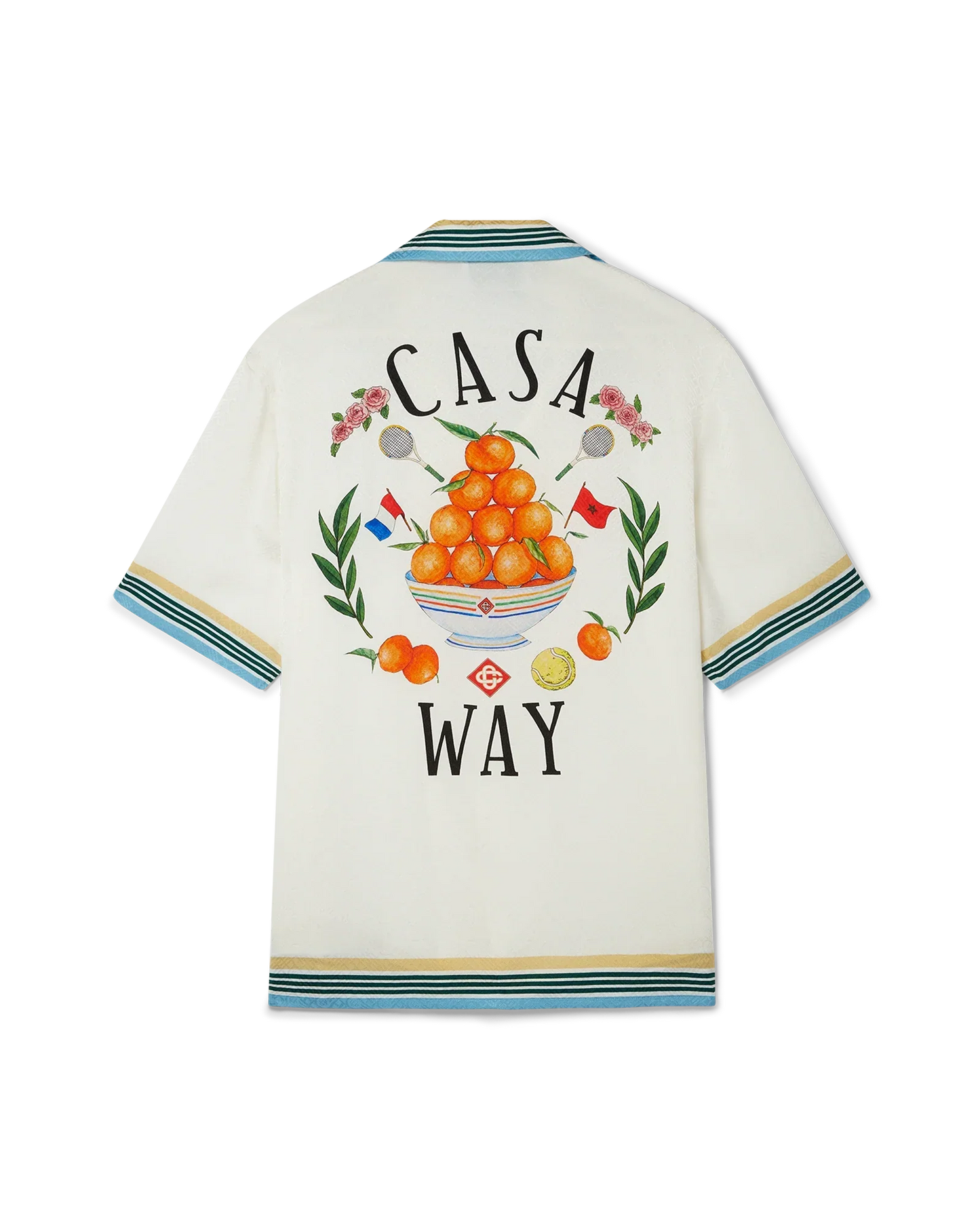 Chemise en soie à manches courtes Casa Way