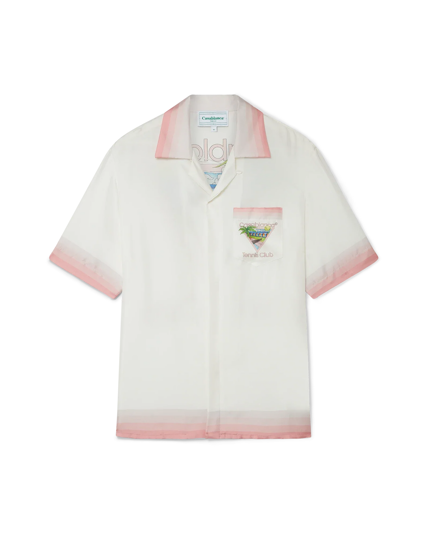 Chemise en soie à manches courtes Tennis Club Icon