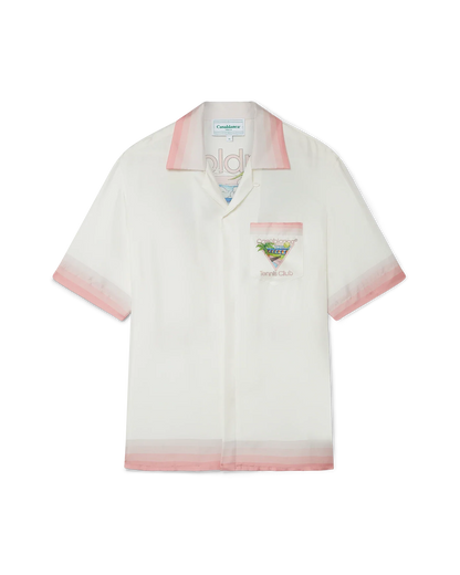 Chemise en soie à manches courtes Tennis Club Icon