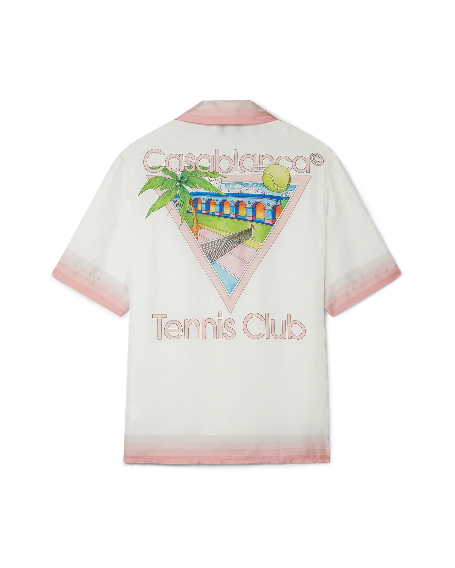Chemise en soie à manches courtes Tennis Club Icon