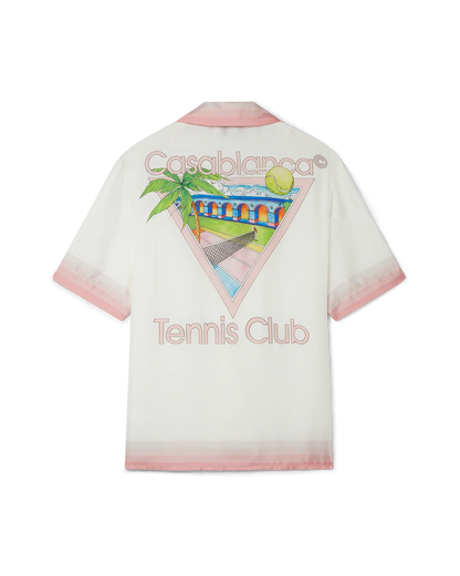 Chemise en soie à manches courtes Tennis Club Icon