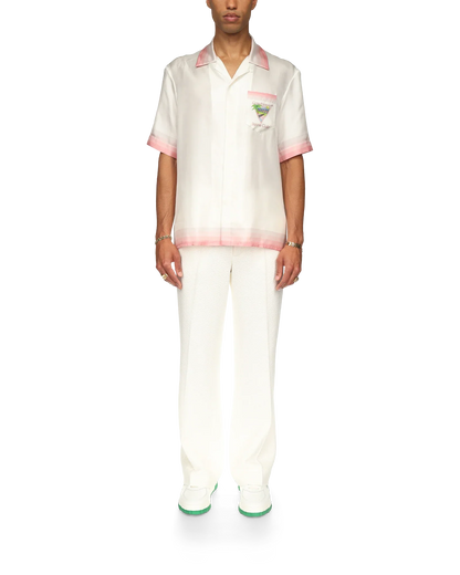 Chemise en soie à manches courtes Tennis Club Icon