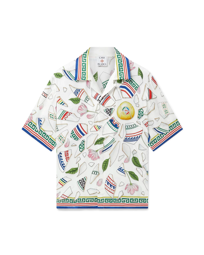 Le Vase Brise Short Sleeve Silk Shirt