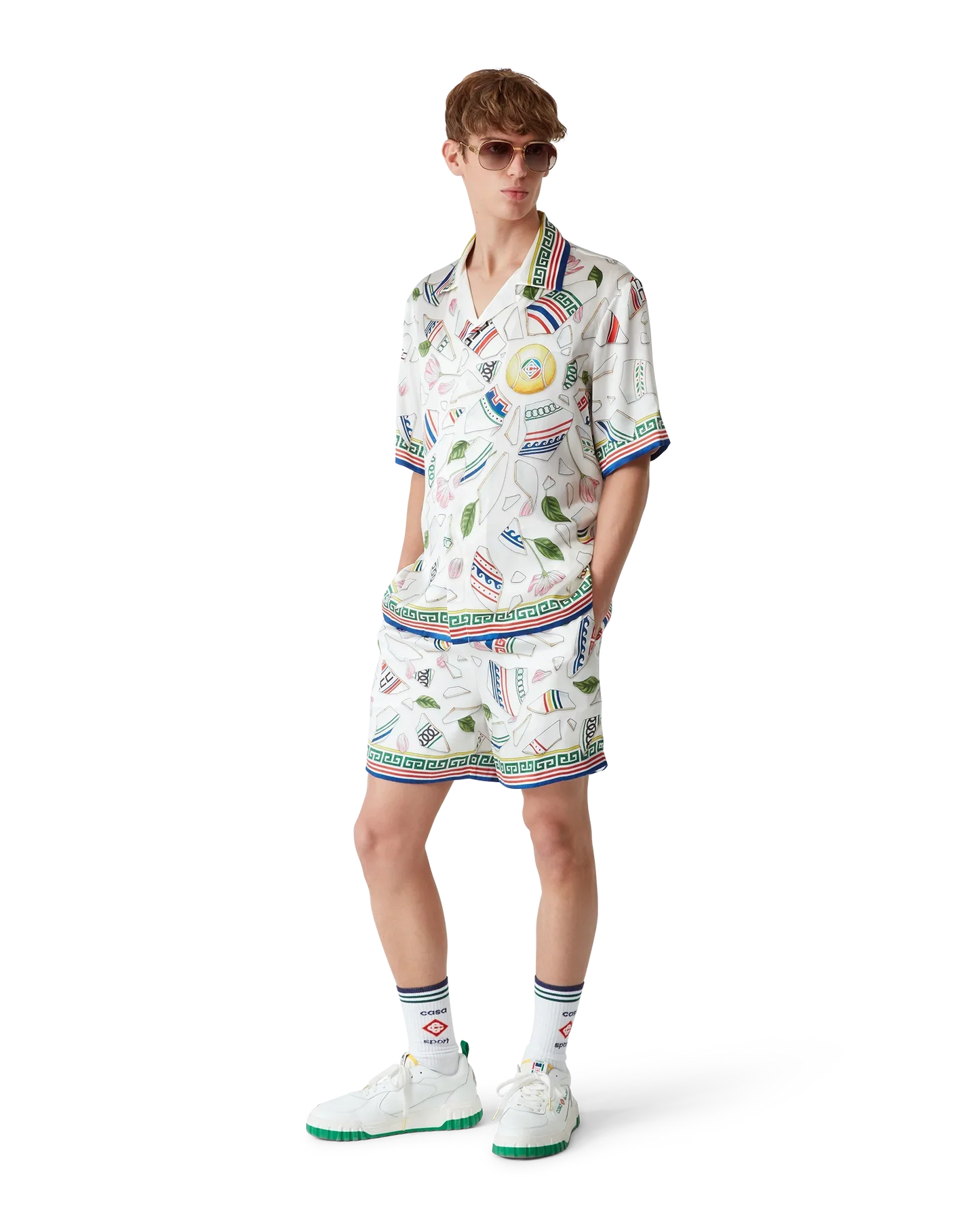 Short en soie Le Vase Brise
