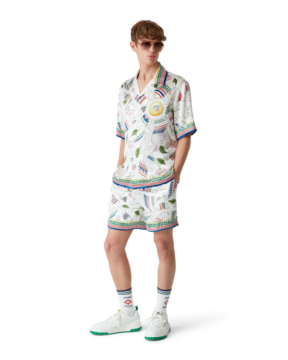 Short en soie Le Vase Brise