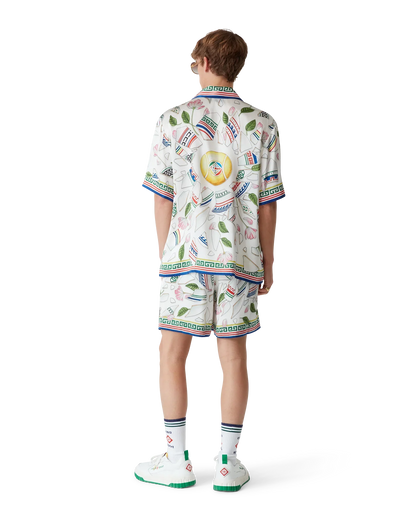 Short en soie Le Vase Brise