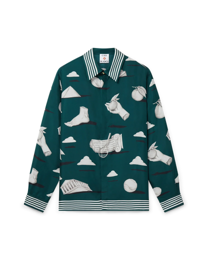 Metaphysical Silk Long Sleeve Shirt