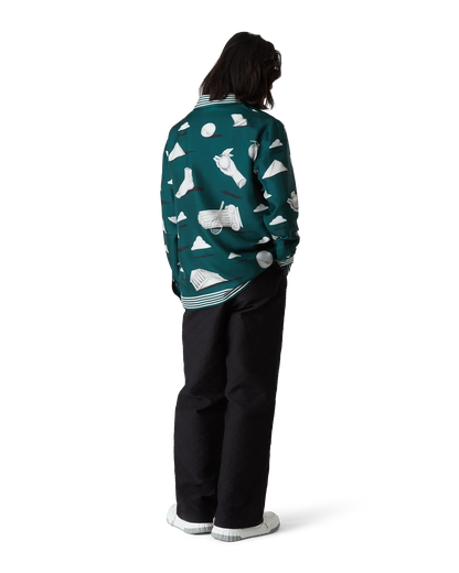 Metaphysical Long Sleeve Silk Shirt