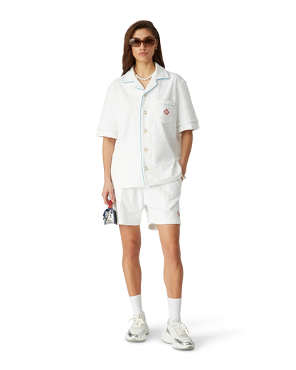 Monogram Short Sleeve Towelling Shirt