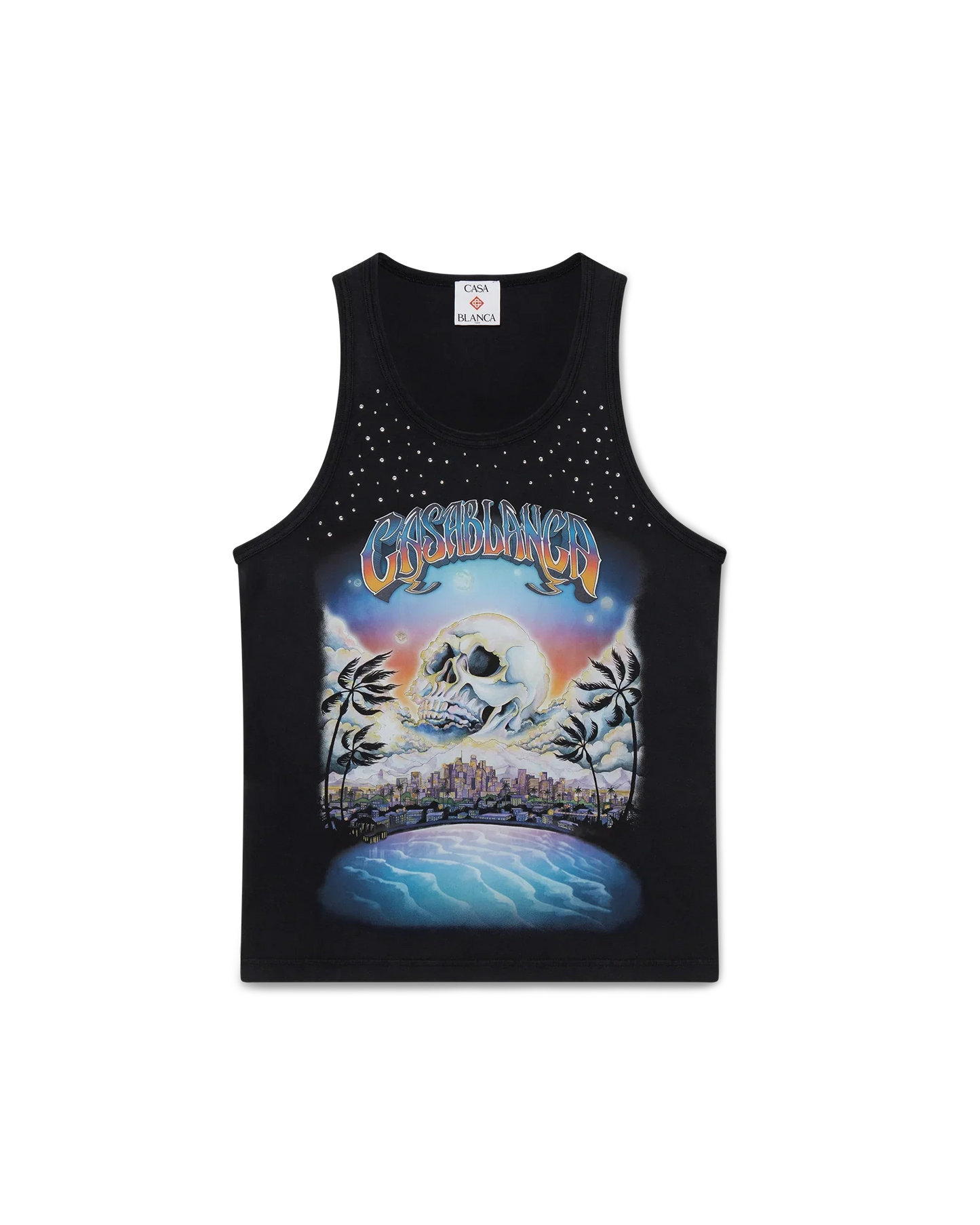 La Pr¨¦monition Crystal Embellished Tank Top